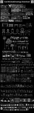 Interior design blocks Bundle