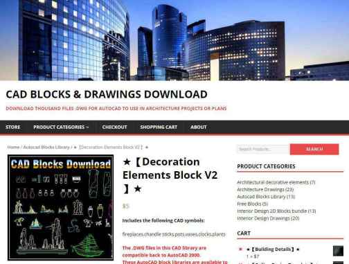 Decoration Elements Block