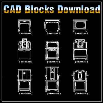 Free Chinese Furniture Blocks