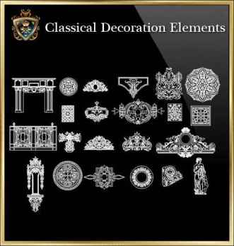 Free Classical Decoration Elements 8