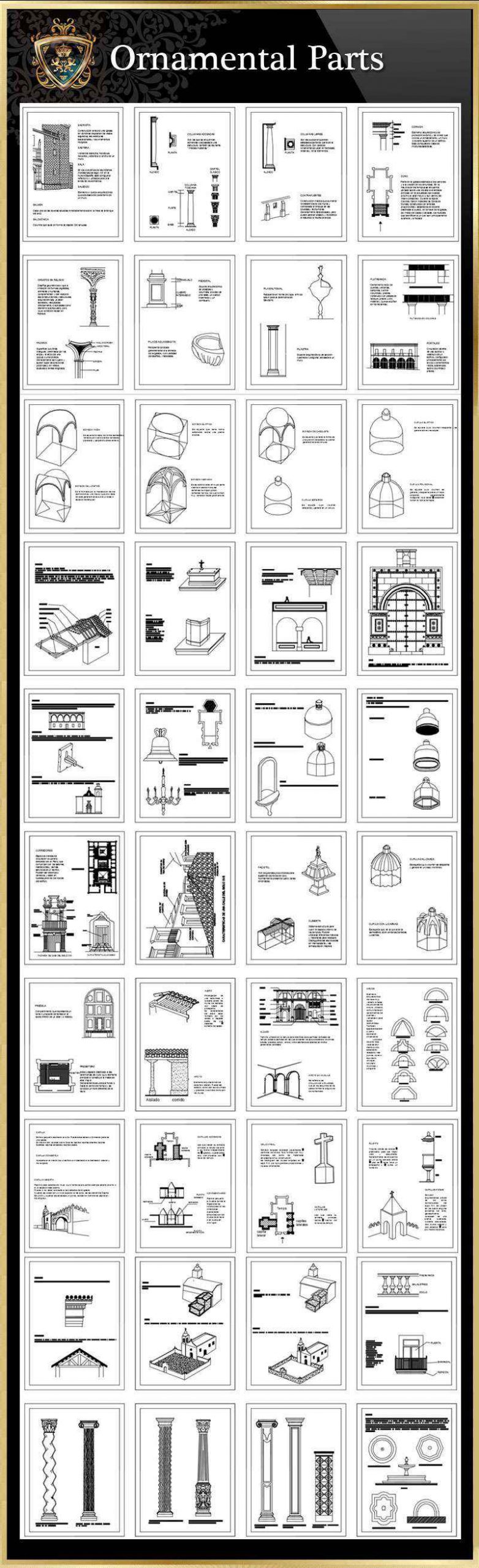 Ornamental Parts of Buildings 1 - Image 3