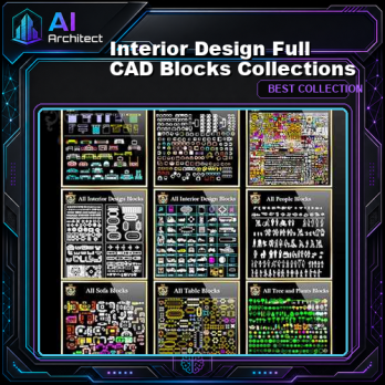 【Interior Design Full CAD Blocks Collections】(Best Collections!!)