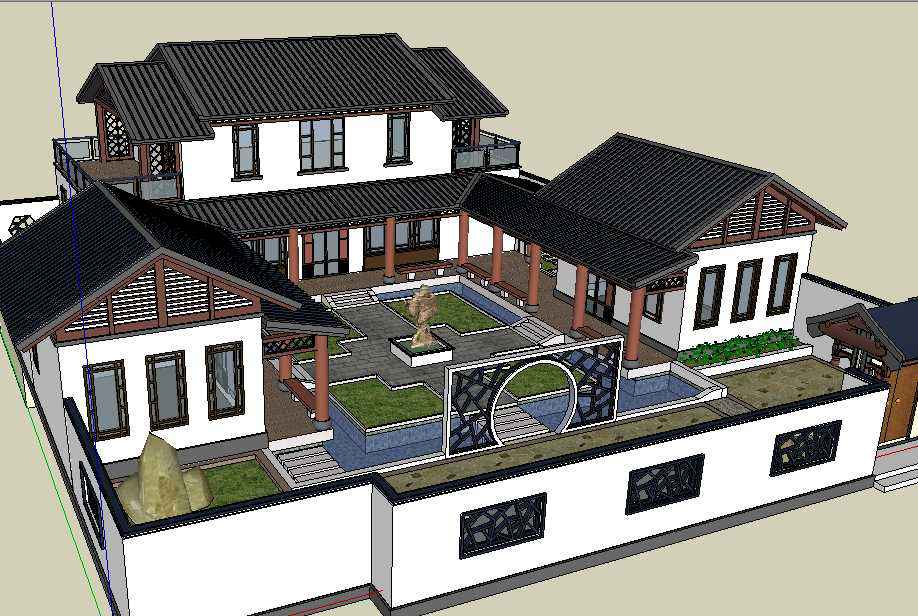 【20 Kinds of Chinese Landscape Sketchup 3D Models】(Best Collections!!) - Image 17