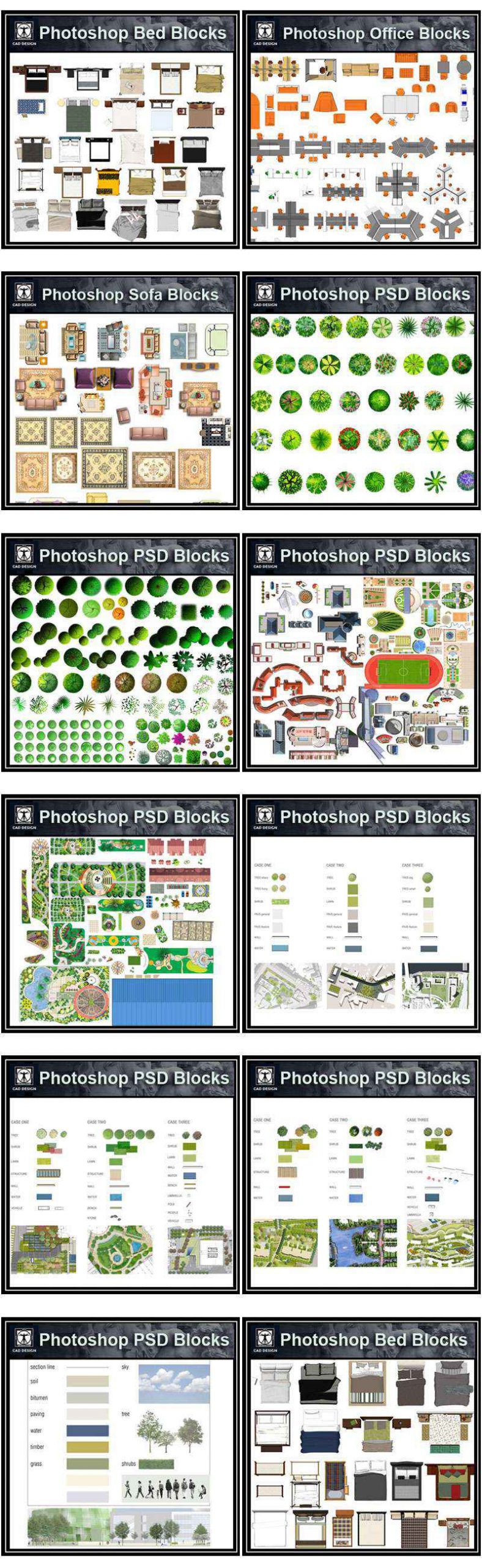 Over 1000 Photoshop PSD Blocks Bundle - Image 2