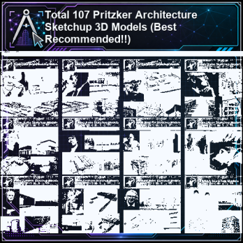 Total 107 Pritzker Architecture Sketchup 3D Models (Best Recommended!!) product thumbnail
