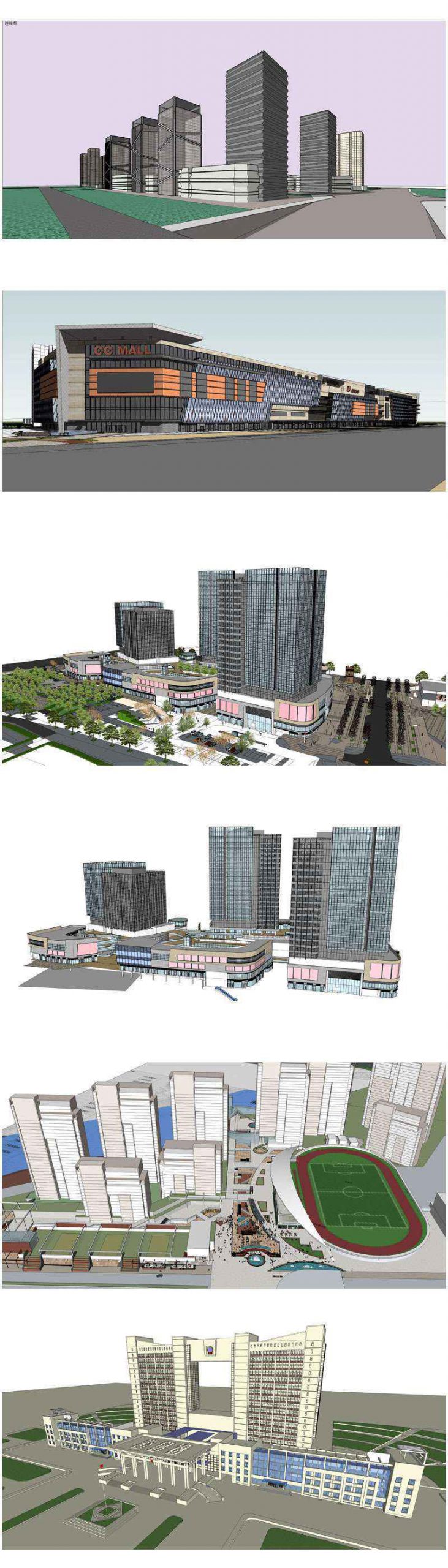★Best 20 Types of City,Residential Building Sketchup 3D Models Collection - Image 5