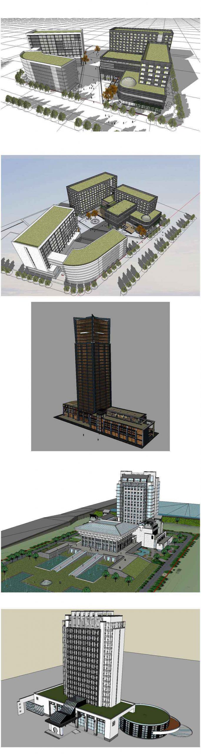 ★【Sketchup 3D Models】20 Types of Hotel Sketchup 3D Models V.1 - Image 5