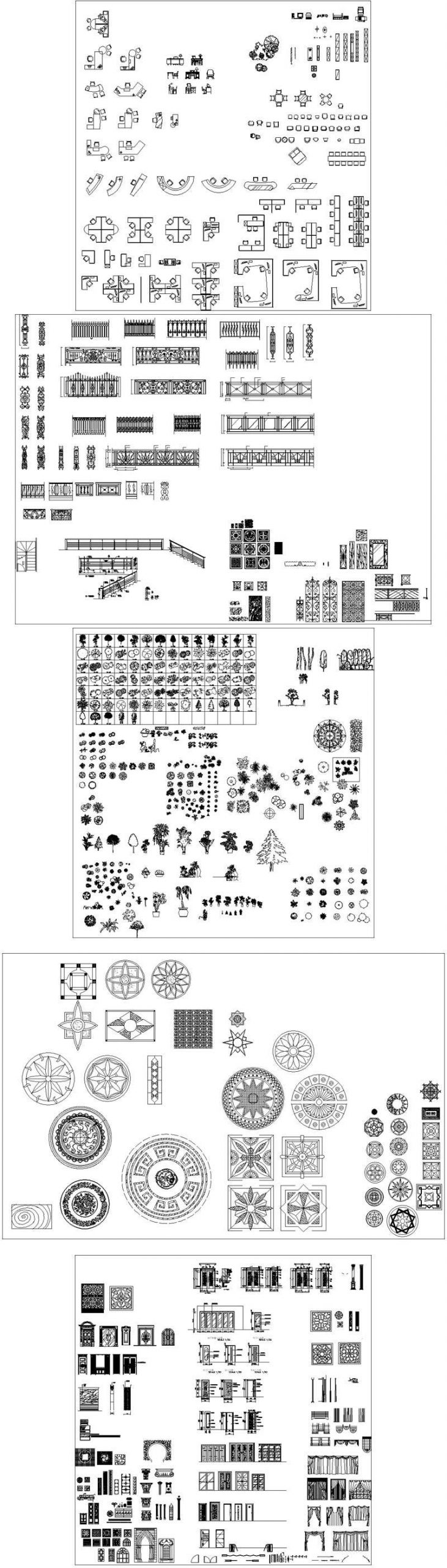 ★【Interior Design Autocad Blocks Collections V.3】All kinds of CAD Blocks Bundle - Image 3