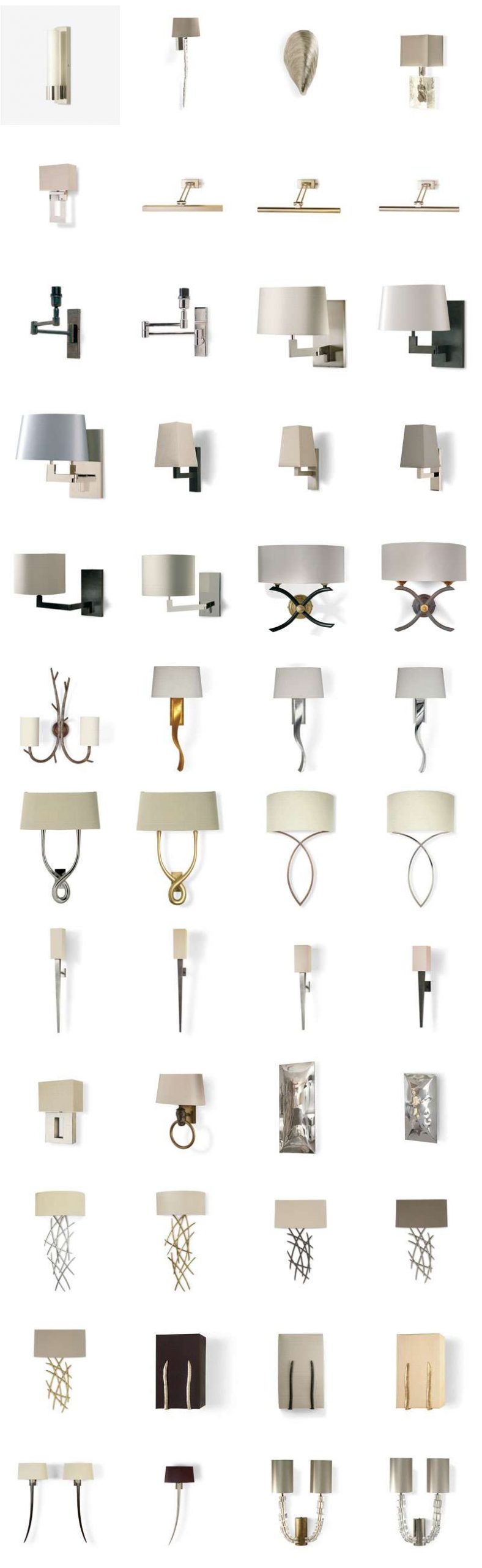 ★【 PSD Interior Design Blocks-All Wall_Lights PSD Blocks Download】 - Image 2