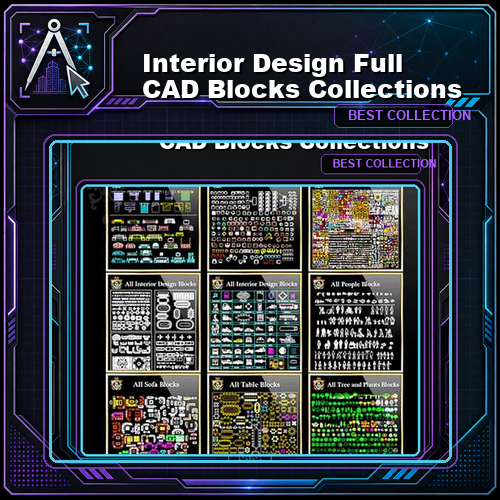 【Interior Design Full CAD Blocks Collections】(Best Collections!!)