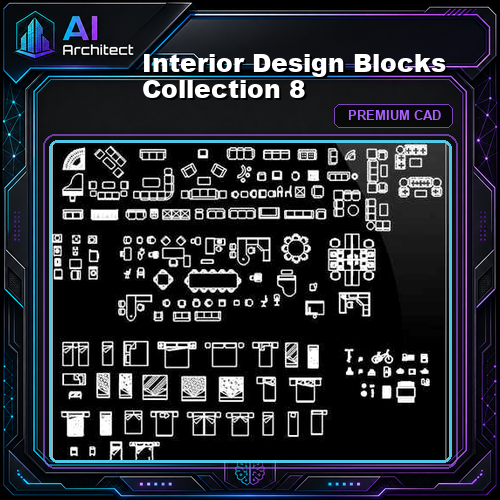 Interior Design Blocks Collection 8