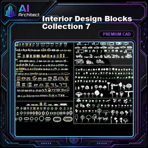 Interior Design Blocks Collection 7