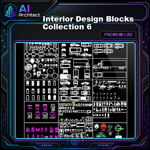 Interior Design Blocks Collection 6