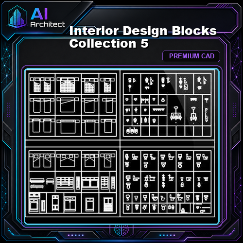 Interior Design Blocks Collection 5