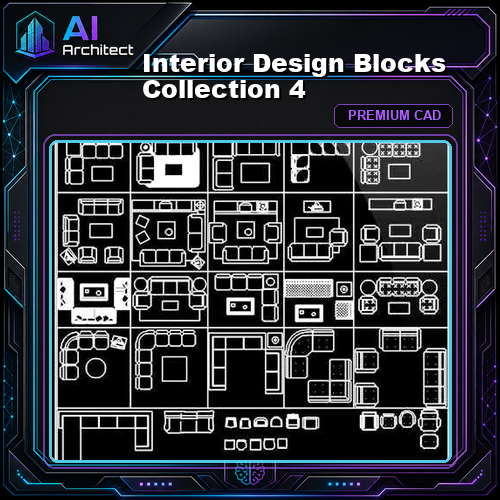Interior Design Blocks Collection 4