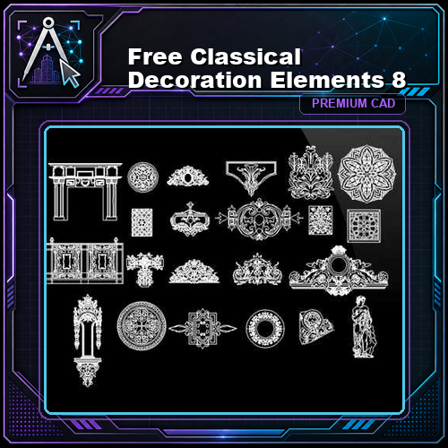 Free Classical Decoration Elements 8