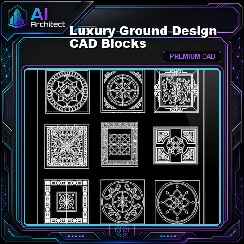 Luxury Ground Design CAD Blocks
