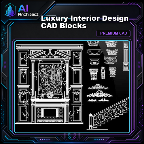 Luxury Interior Design CAD Blocks