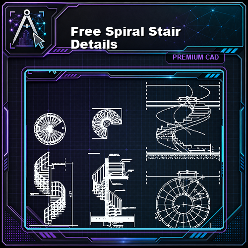 Free Spiral Stair Details
