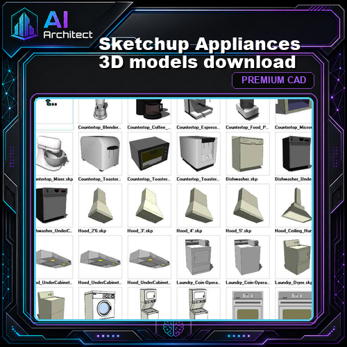 Sketchup Appliances 3D models download