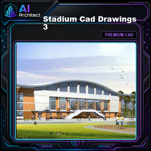Stadium Cad Drawings 3