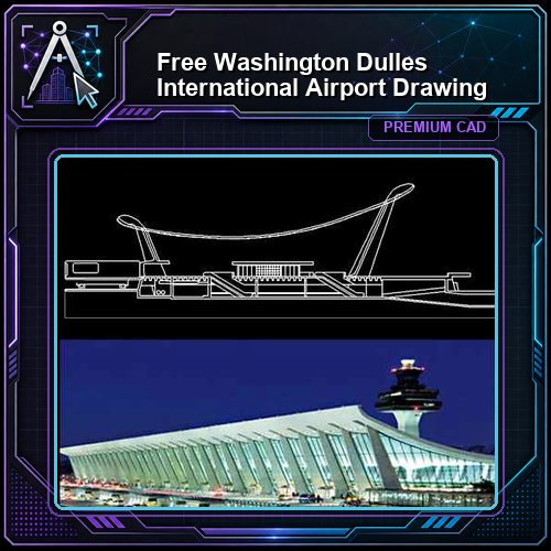 Free Washington Dulles International Airport Drawing