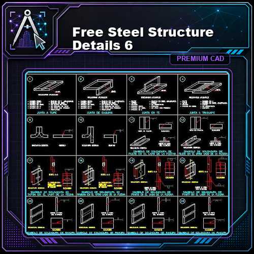 Free Steel Structure Details 6
