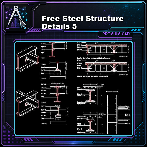 Free Steel Structure Details 5