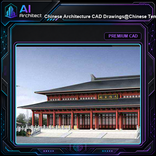 ★【Chinese Architecture CAD Drawings】@Chinese Temple Drawings,CAD Details,Elevation