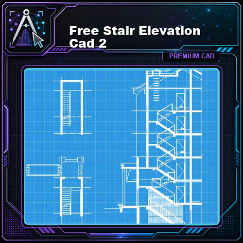 Free Stair Elevation Cad 2