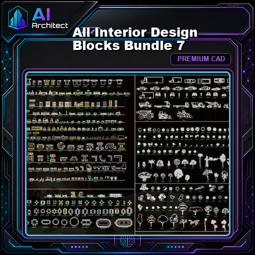 All Interior Design Blocks Bundle 7