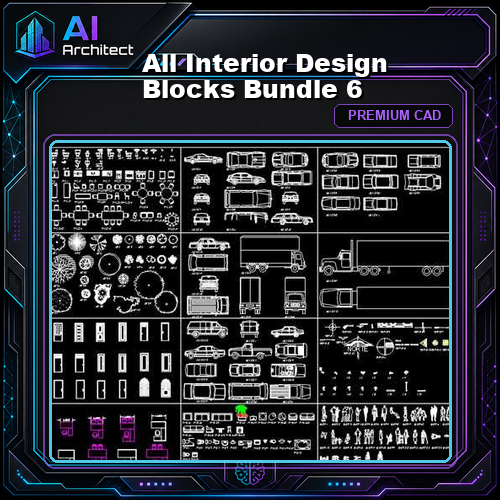 All Interior Design Blocks Bundle 6