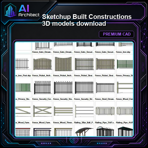 Sketchup Built Constructions 3D models download