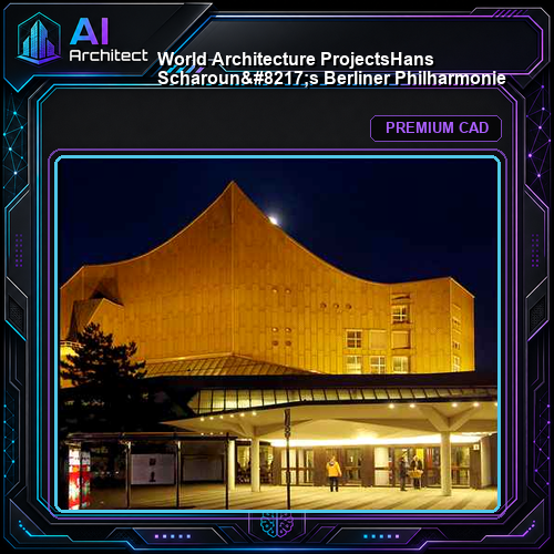 💎【World Architecture Projects】Hans Scharoun's Berliner Philharmonie