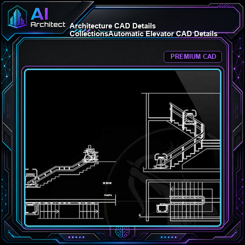 【Architecture CAD Details Collections】Automatic Elevator CAD Details
