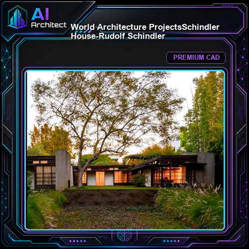 💎【World Architecture Projects】Schindler House-Rudolf Schindler
