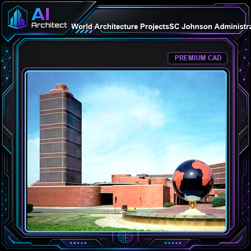 💎【World Architecture Projects】SC Johnson Administration Building and Research Tower-Frank Lloyd Wright