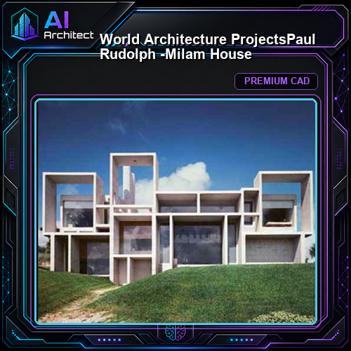 💎【World Architecture Projects】Paul Rudolph -Milam House