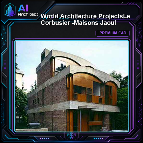 💎【World Architecture Projects】Le Corbusier -Maisons Jaoul