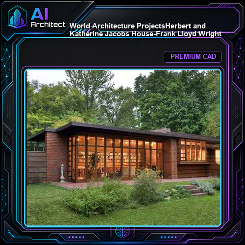💎【World Architecture Projects】Herbert and Katherine Jacobs House-Frank Lloyd Wright