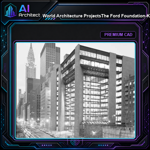 💎【World Architecture Projects】The Ford Foundation-Kevin Roche John Dinkeloo and Associates