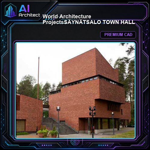 💎【World Architecture Projects】SÄYNÄTSALO TOWN HALL
