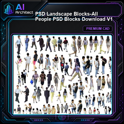 ★【 PSD Landscape Blocks-All People PSD Blocks Download V1】