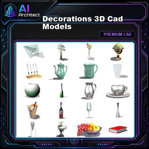 Decorations 3D Cad Models