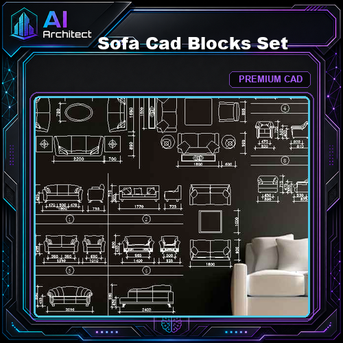 Sofa Cad Blocks Set