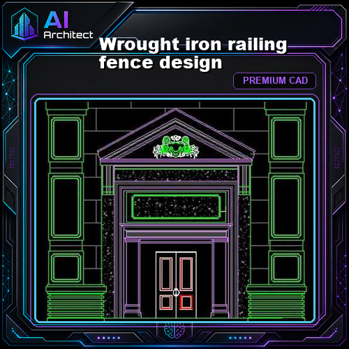 ★【Wrought iron railing fence design】★