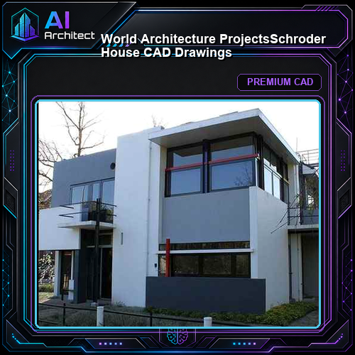 💎【World Architecture Projects】Schroder House CAD Drawings