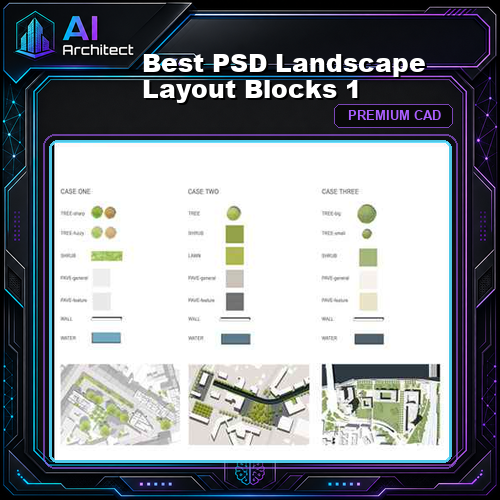 Best PSD Landscape Layout Blocks 1