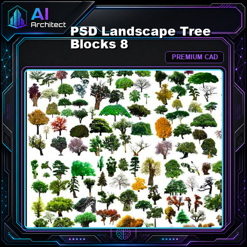 PSD Landscape Tree Blocks 8