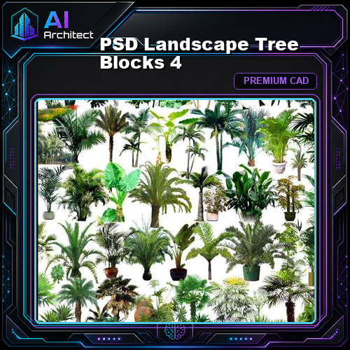PSD Landscape Tree Blocks 4